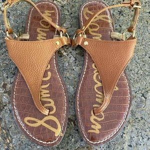 Sam Edelman Womens Leather Thing Sandals Size 8